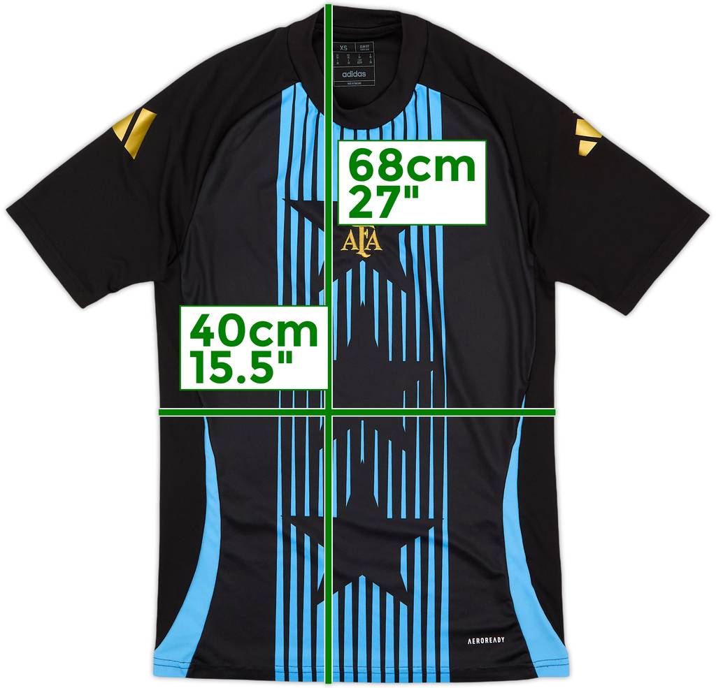 2024-25 Argentina adidas Pre-Match Training Shirt - 9/10 - (XS)