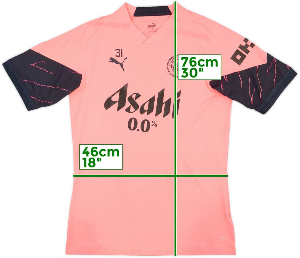 2023-24 Manchester City Player Issue Puma Training Shirt #31 (Ederson) - 8/10 - (XL)