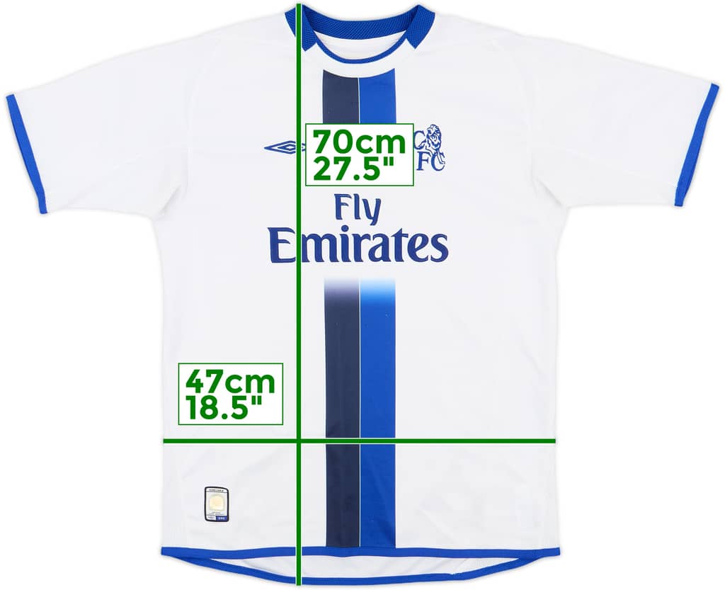 2003-05 Chelsea Away Shirt - 8/10 - (L.Boys)
