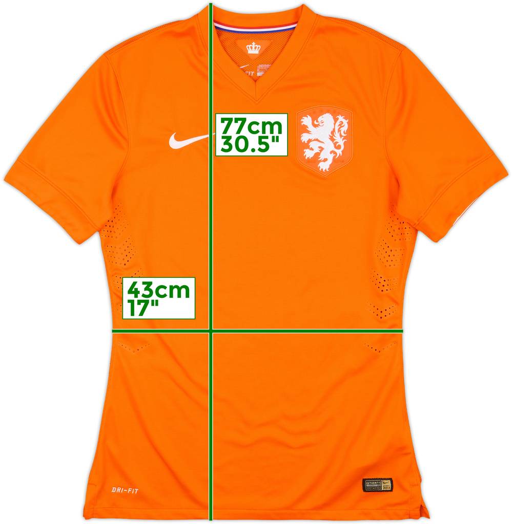 2014-15 Netherlands Authentic Home Shirt - 10/10 - (M)