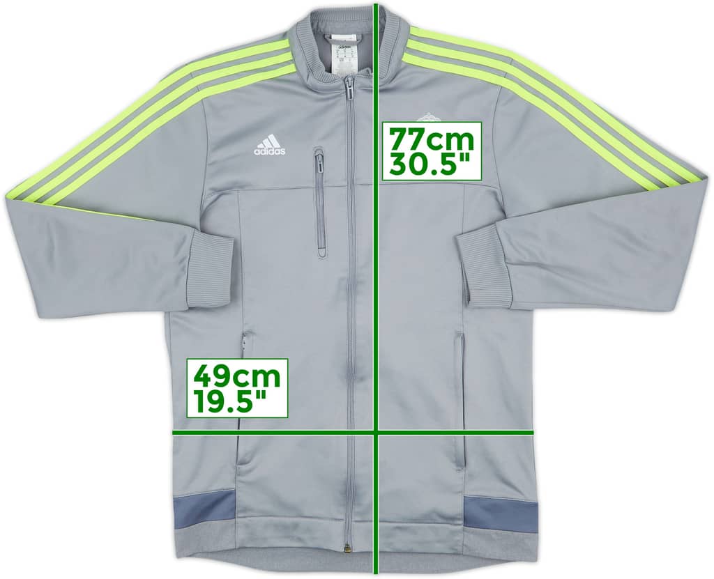 2015-16 Real Madrid adidas Track Jacket - 8/10 - (M)