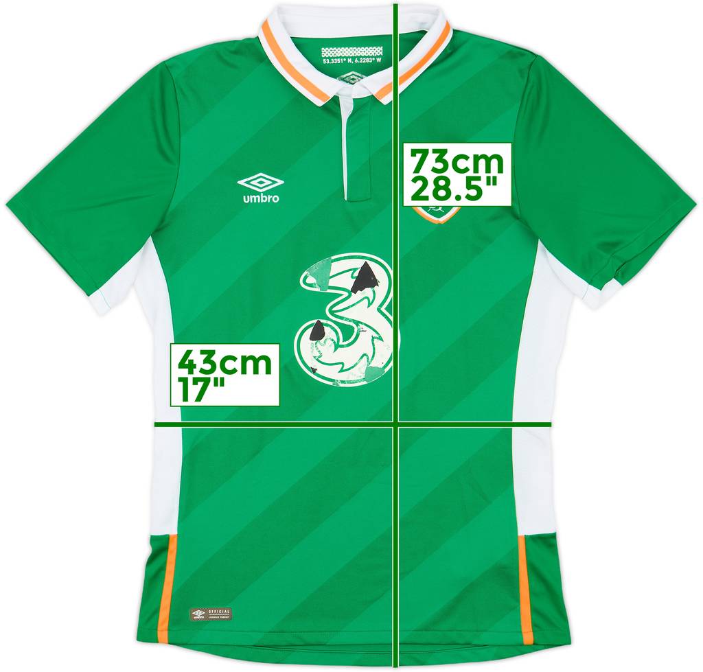 2016-17 Ireland Home Shirt - 5/10 - (M)