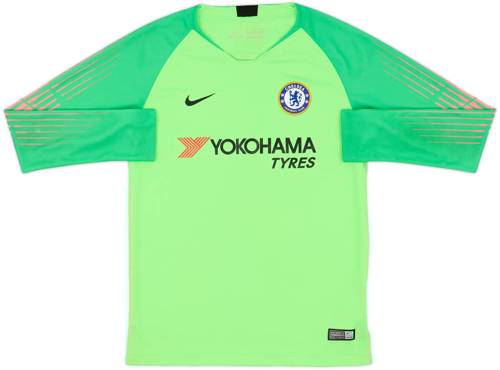 2018-19 Chelsea GK Shirt - 7/10 - (L.Boys)
