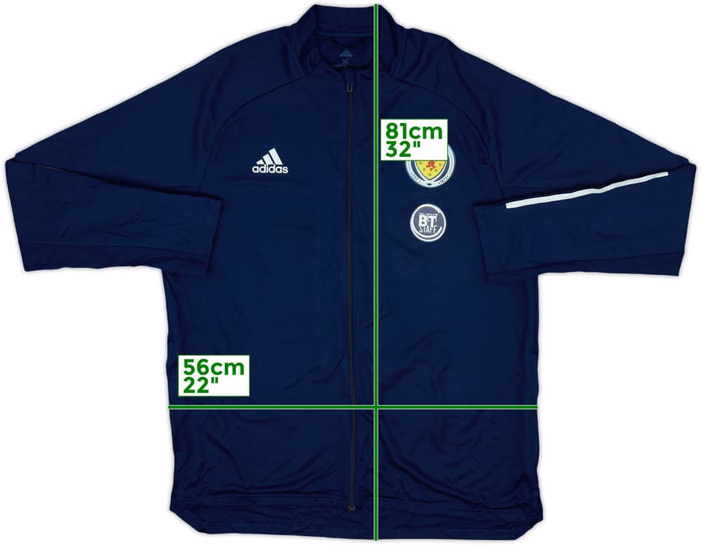 2019-20 adidas Template Track Jacket (Scotland) - 8/10 - (XL)