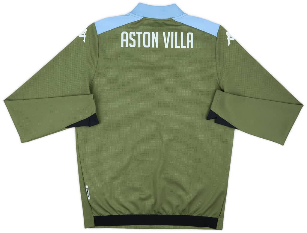 2020-21 Aston Villa Player Issue 1/4 Zip Training Top - 10/10 - (XL)