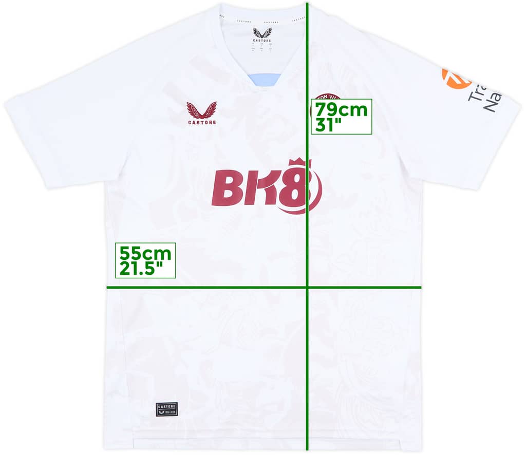 2023-24 Aston Villa Away Shirt - 10/10 - (L)