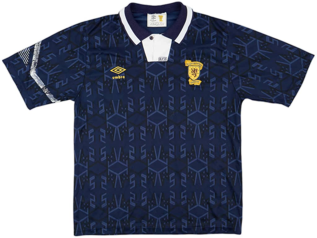 1991-94 Scotland Home Shirt - 8/10 - (M)