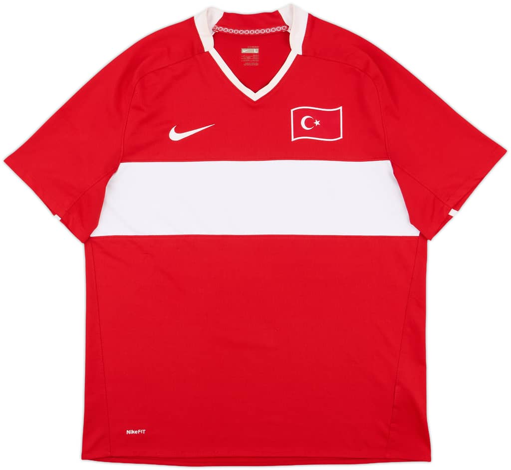2008-10 Turkey Home Shirt - 7/10 - (L)