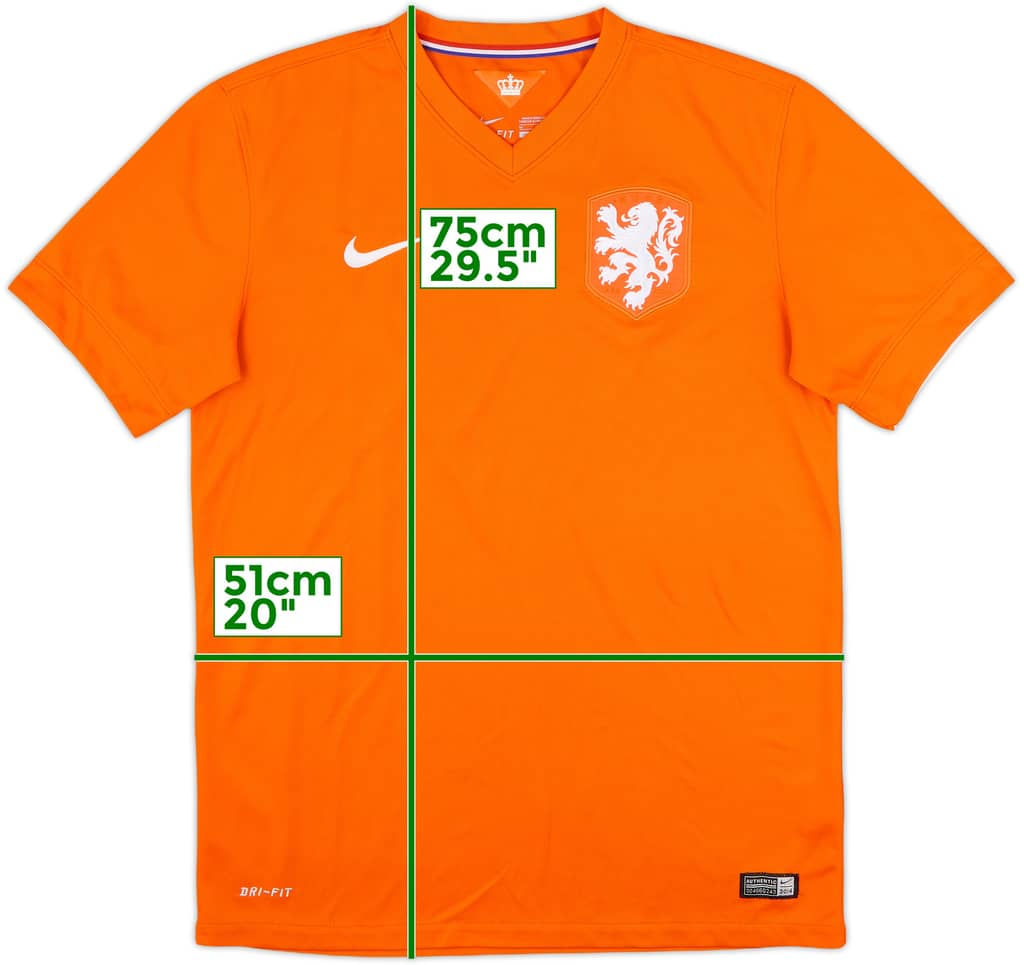 2014-15 Netherlands Home Shirt - 7/10 - (M)