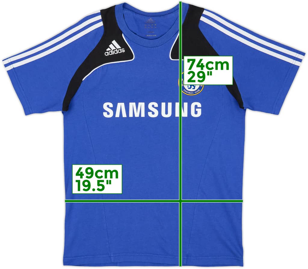 2008-09 Chelsea adidas Cotton Tee - 9/10 - (M)