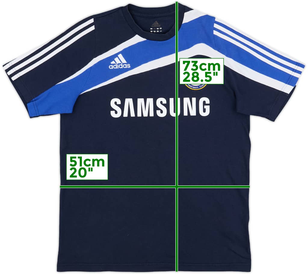 2009-10 Chelsea adidas Cotton Tee - 9/10 - (M)