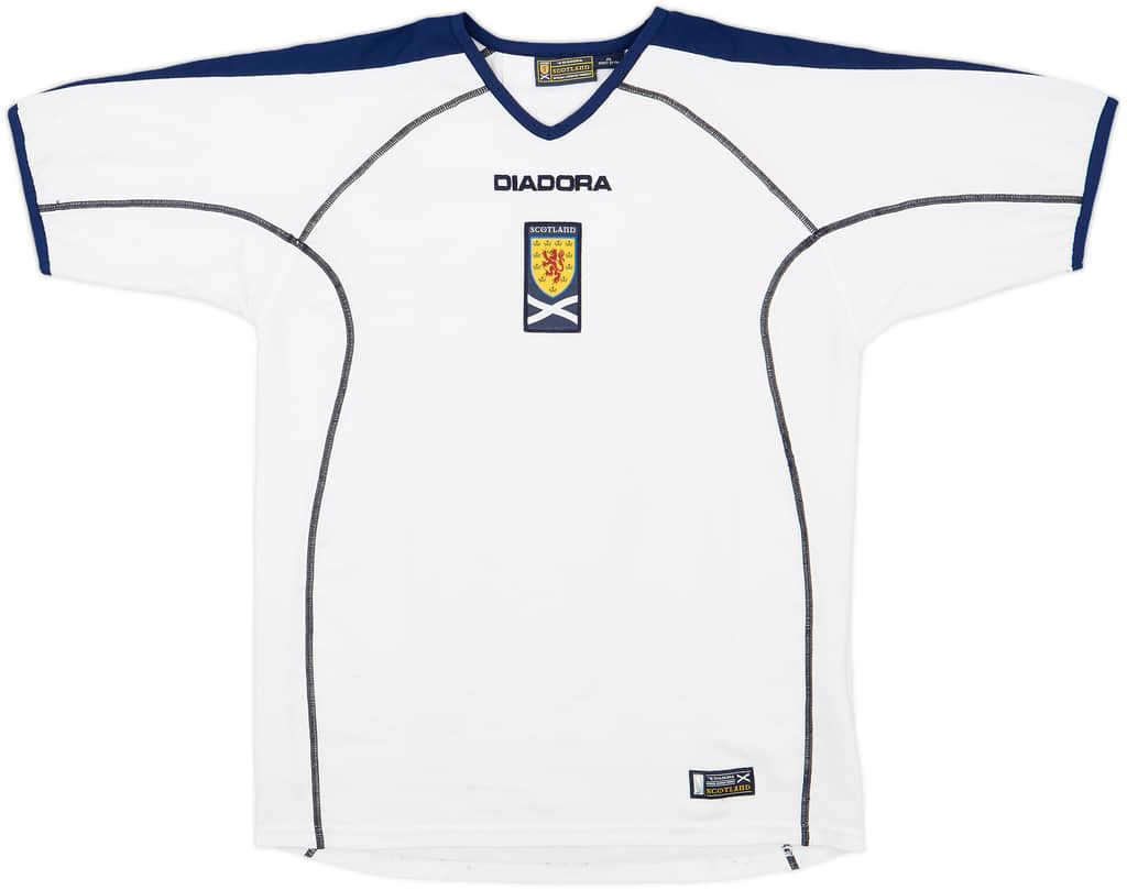 2003-05 Scotland Away Shirt - 9/10 - (XL.Boys)