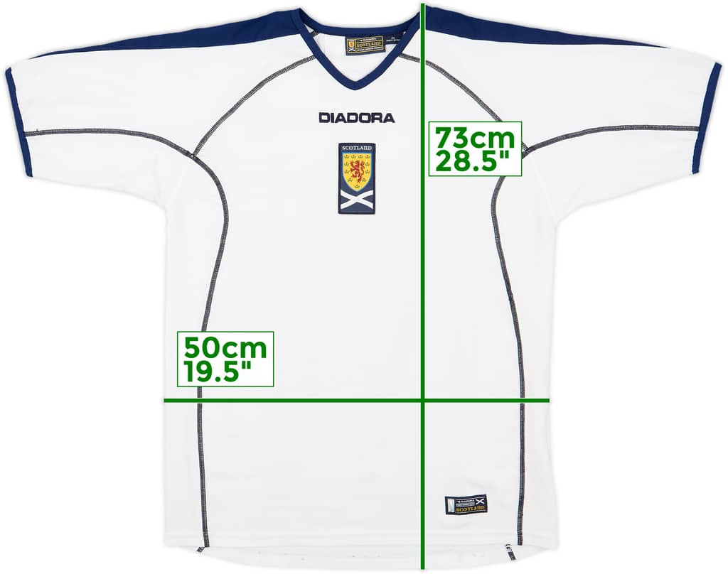 2003-05 Scotland Away Shirt - 9/10 - (XL.Boys)