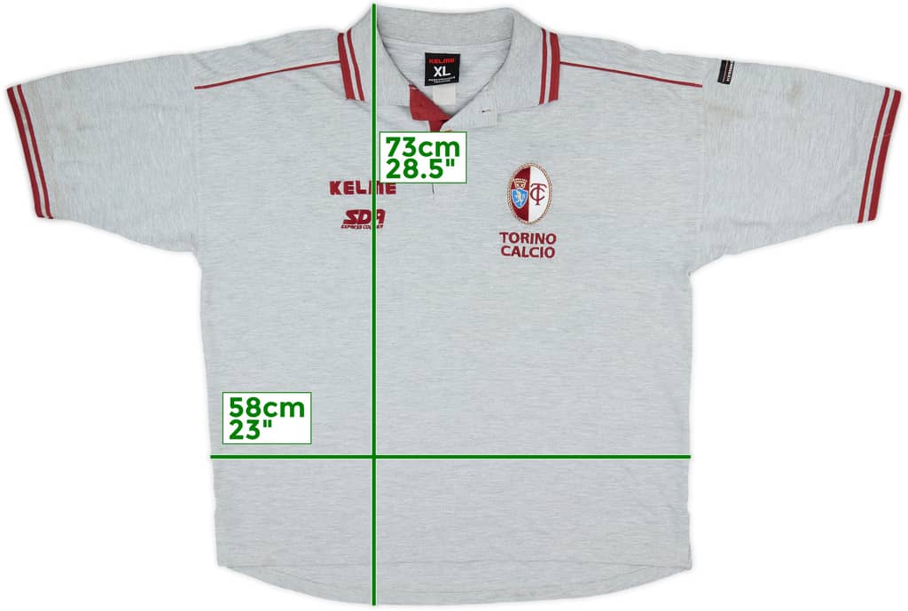 1996-97 Torino Kelme Polo Shirt - 8/10 - (XL)