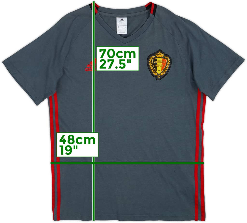 2015-16 Belgium adidas Cotton Tee - 7/10 - (M)