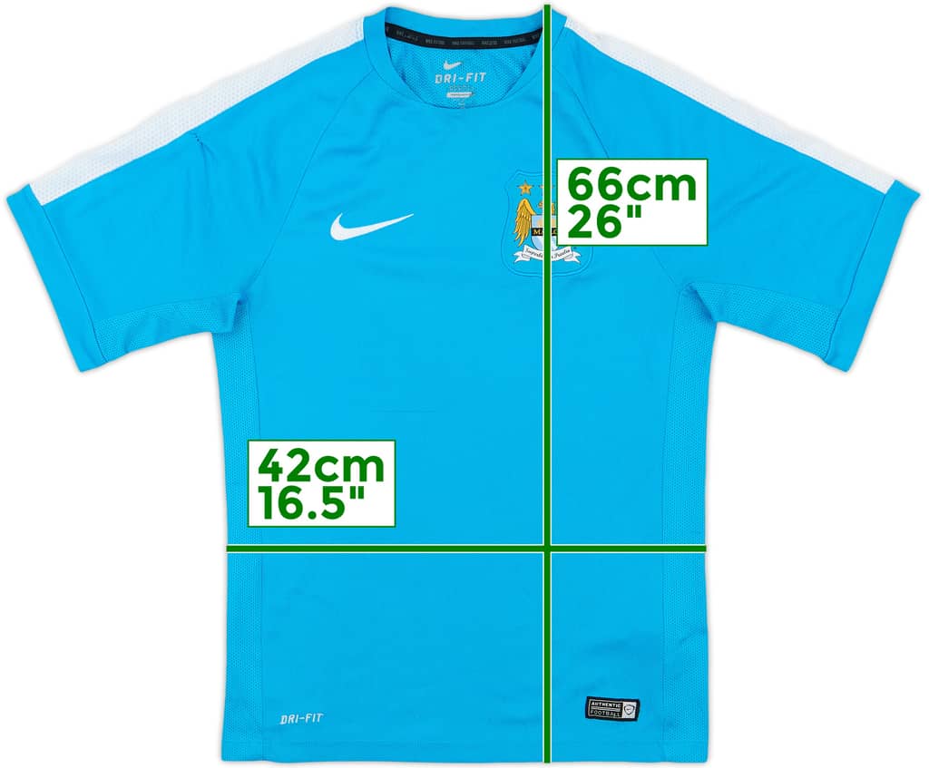 2014-15 Manchester City Nike Training Shirt - 7/10 - (S)