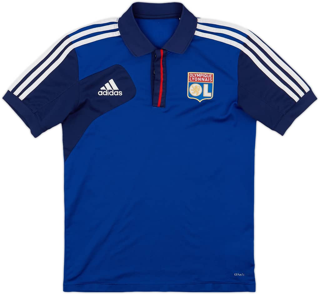 2012-13 Lyon adidas Polo Shirt - 8/10 - (S)