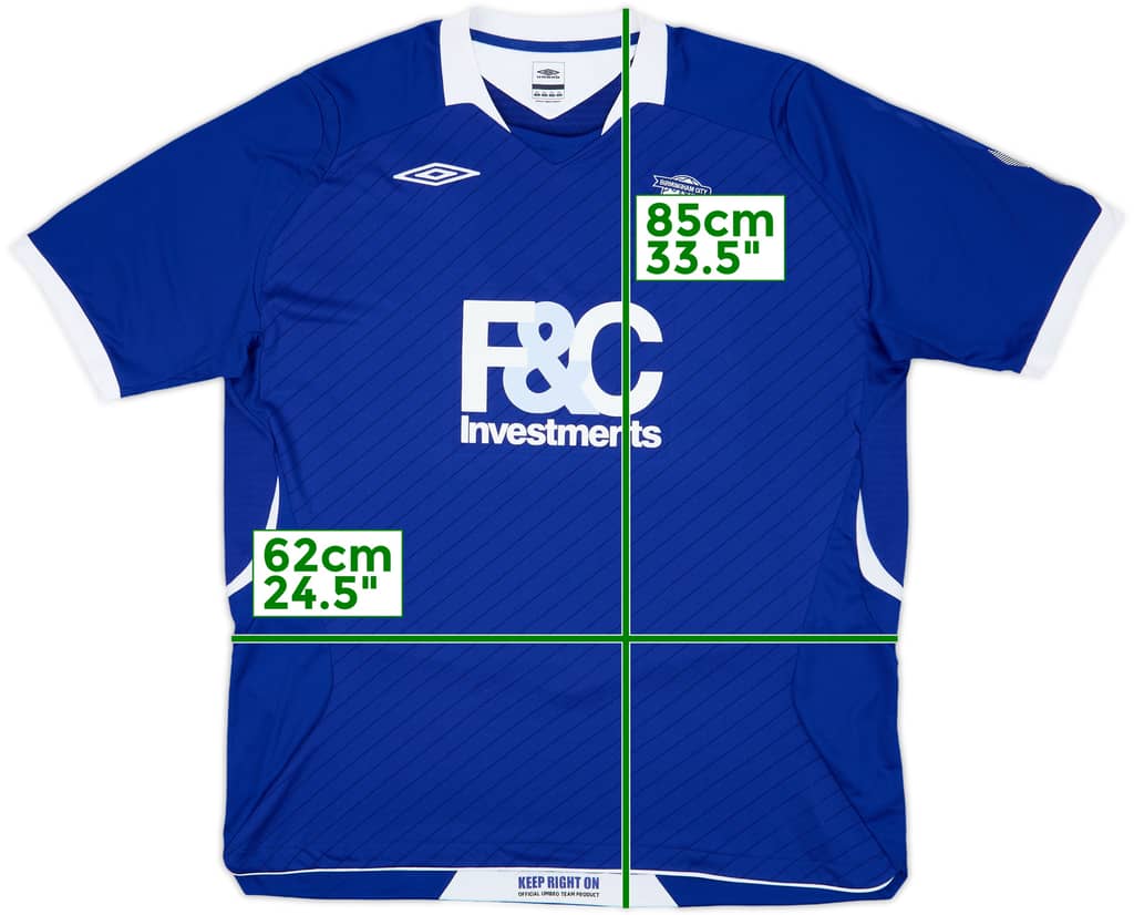 2008-09 Birmingham Home Shirt - 9/10 - (XXL)