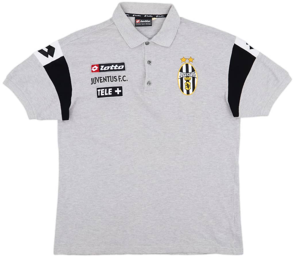 2000-01 Juventus Lotto Polo Shirt - 9/10 - (XL)