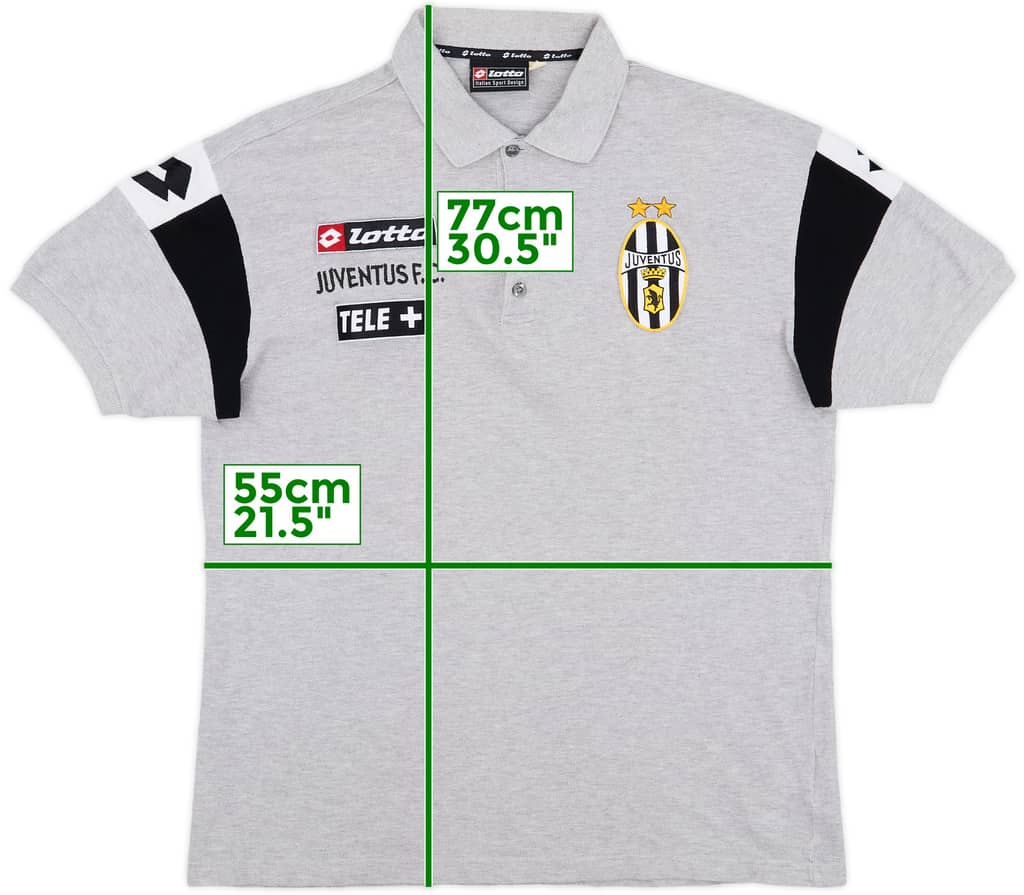 2000-01 Juventus Lotto Polo Shirt - 9/10 - (XL)