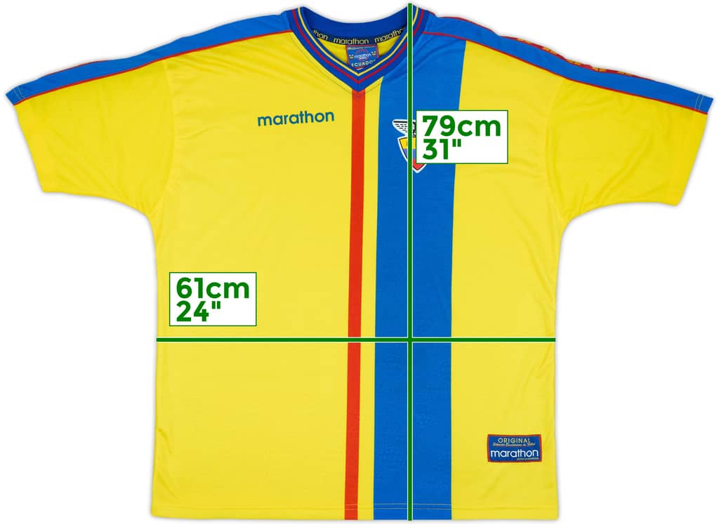 1998-01 Ecuador Home Shirt - 9/10 - (XL)
