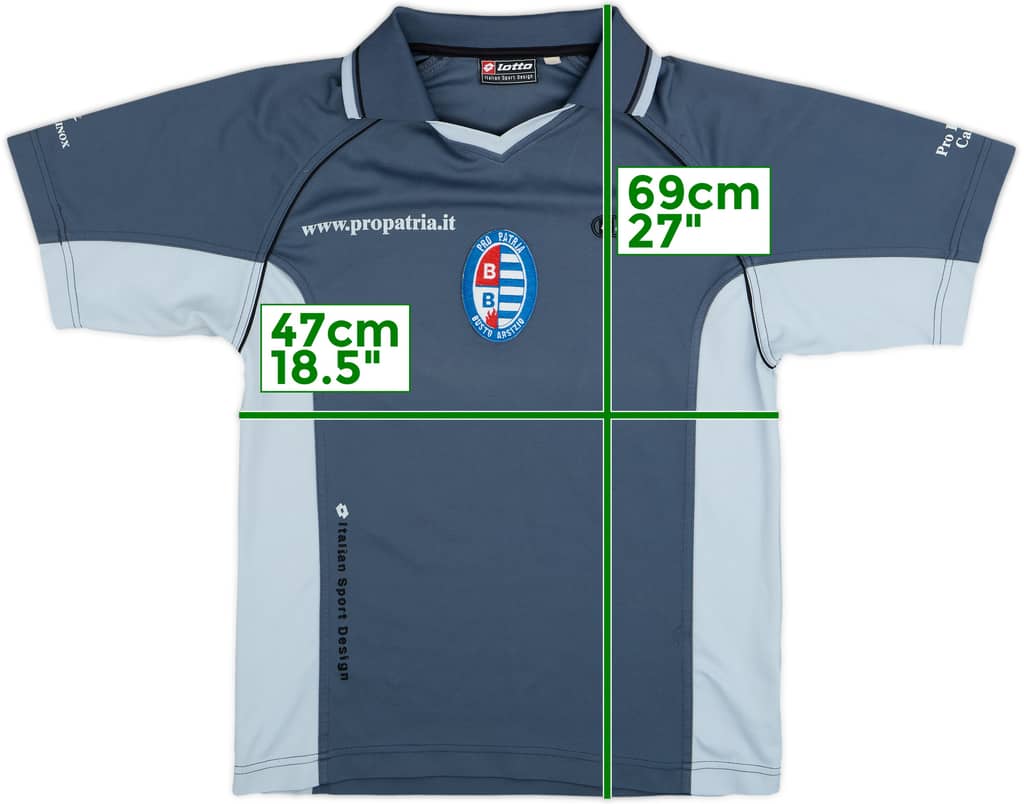 2000s Aurora Pro Patria Lotto Training Shirt - 9/10 - (S)