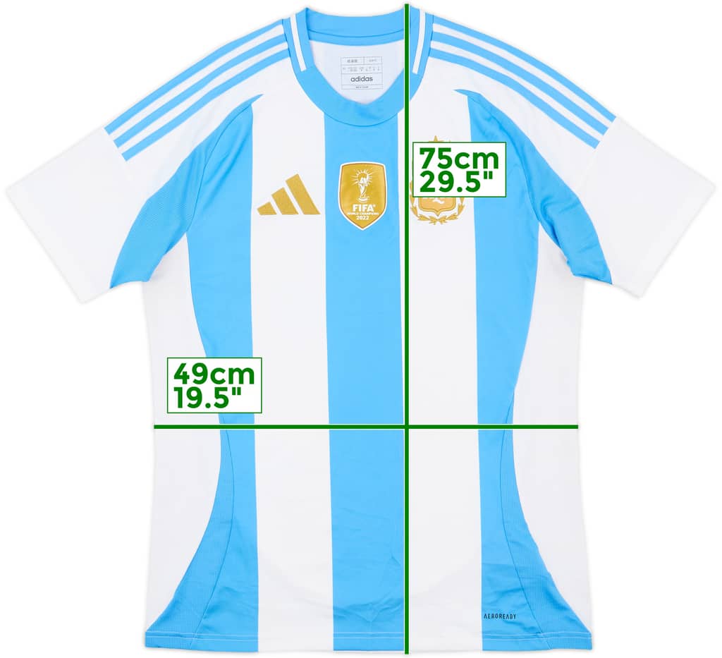 2024-25 Argentina Home Shirt - 8/10 - (M)