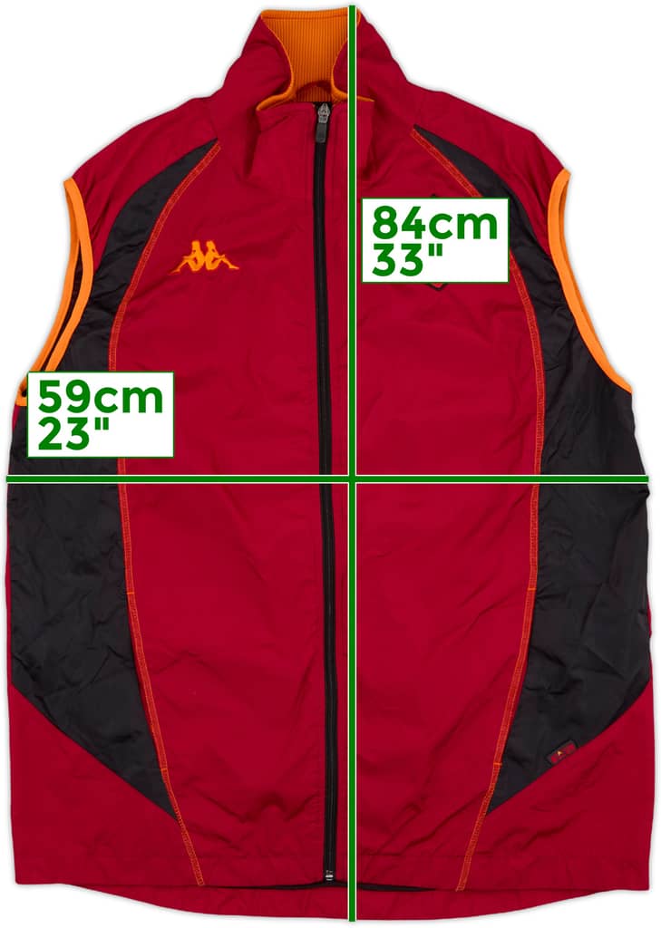 2007-08 Roma Kappa Gilet - 10/10 - (XL)