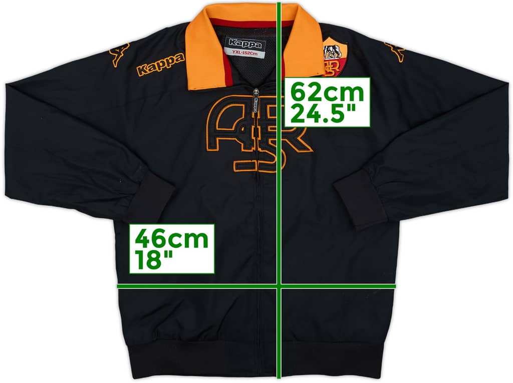 2012-13 Roma Kappa Track Jacket - 7/10 - (XL.Boys)