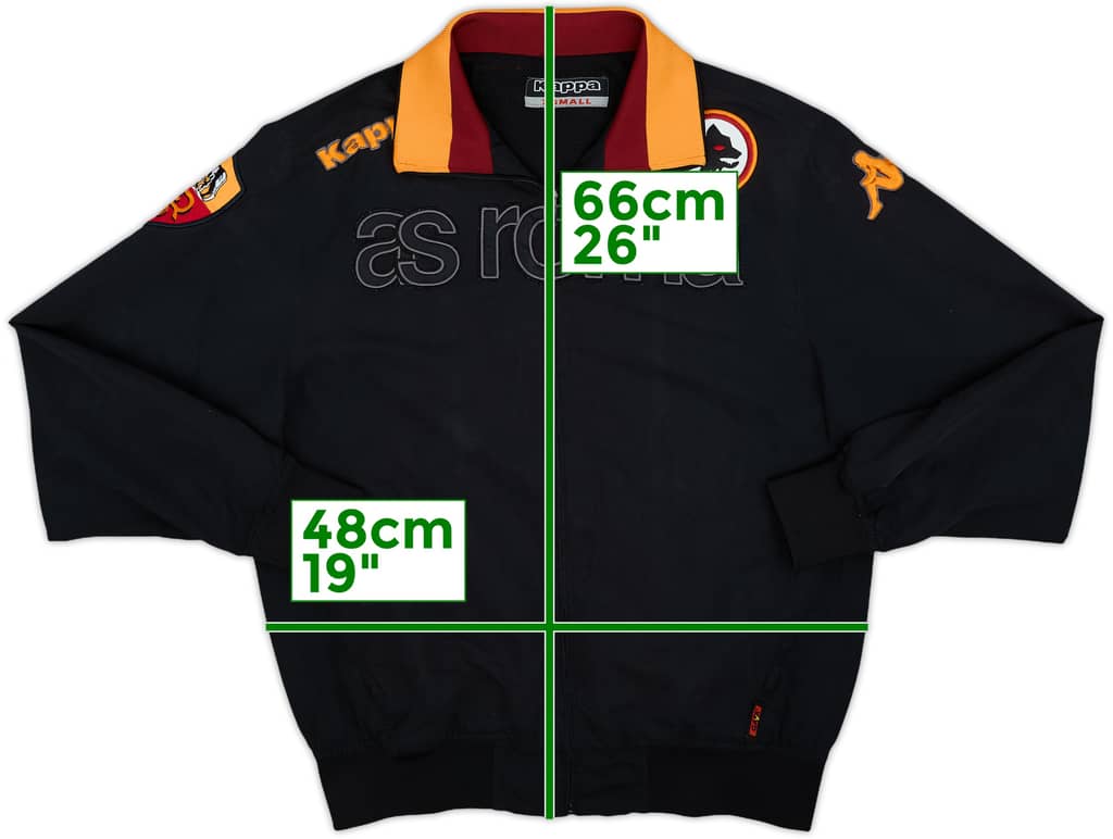 2010-11 Roma Kappa Track Jacket - 8/10 - (XS)