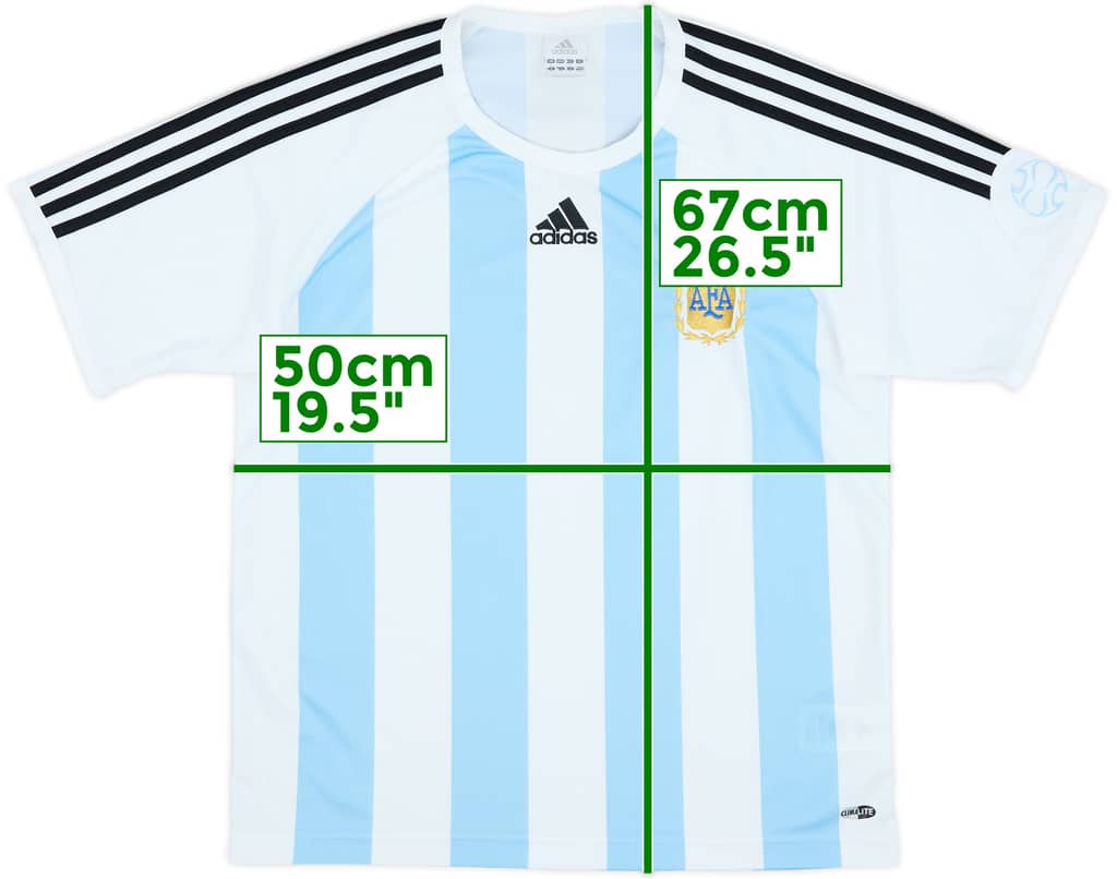 2005-07 Argentina Basic Home Shirt - 8/10 - (M)