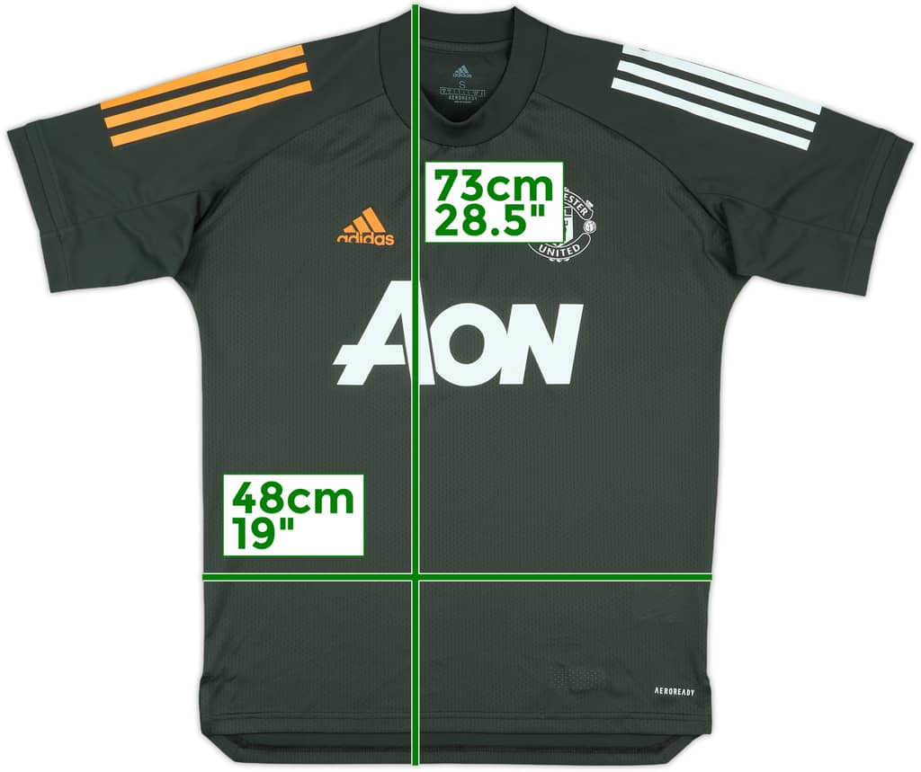 2020-21 Manchester United adidas Training Shirt - 6/10 - (S)