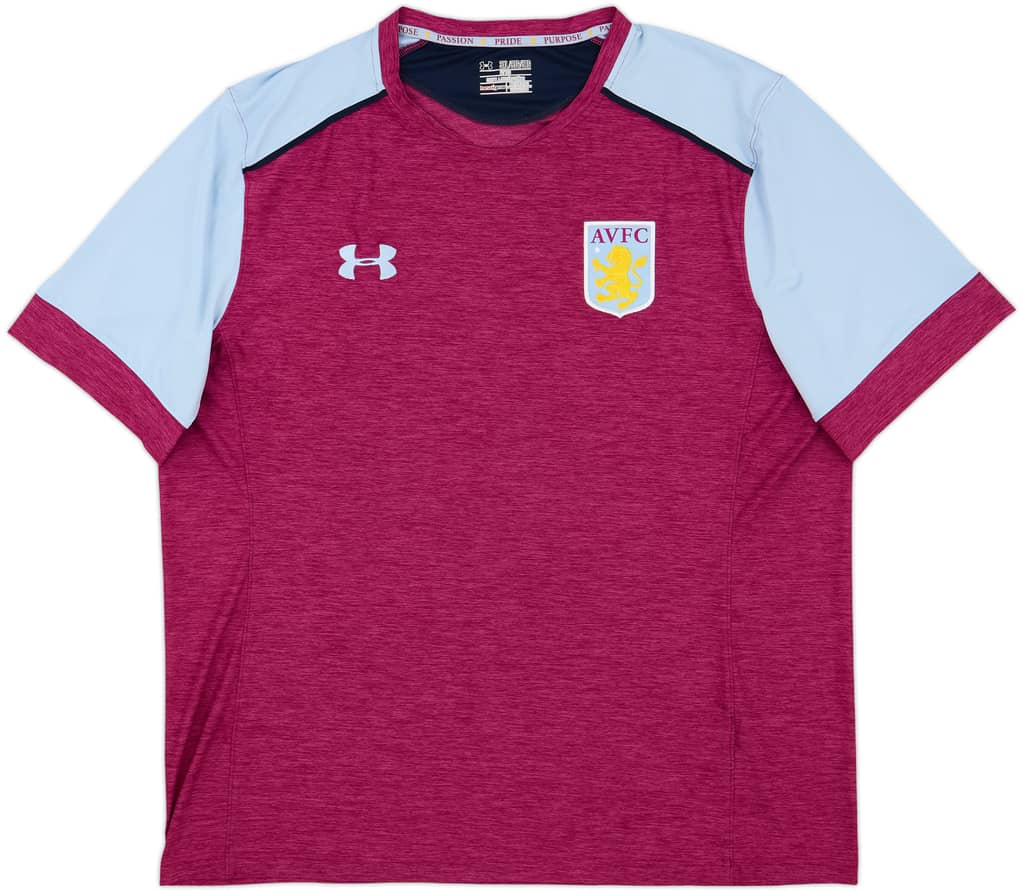 2016-17 Aston Villa Under Armour Training Shirt - 8/10 - (3XL)