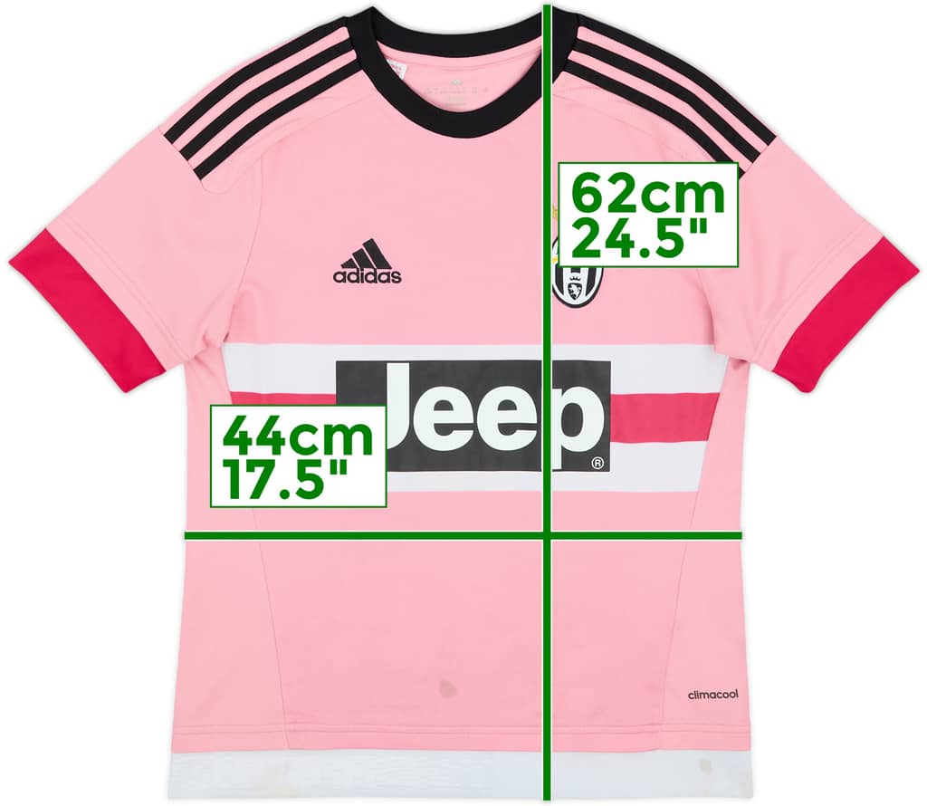 2015-16 Juventus Away Shirt - 6/10 - (L.Boys)