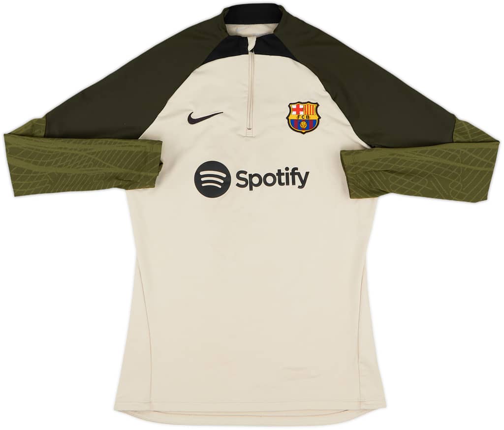 2023-24 Barcelona adidas 1/4 Zip Sweat Top - 8/10 - (S)
