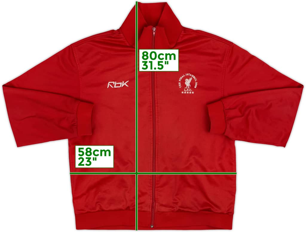 2005 Liverpool Reebok The Final Istanbul Track Jacket - 8/10 - (XL)
