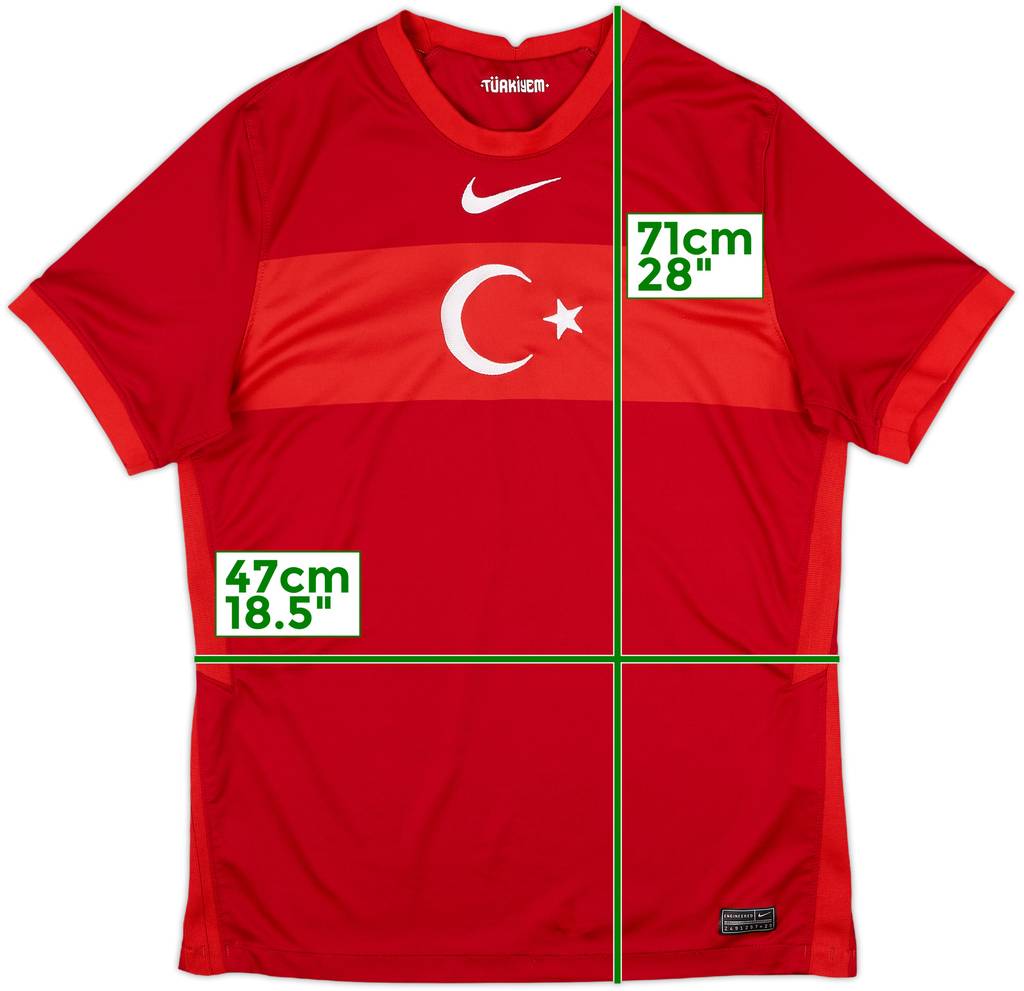 2020-21 Turkey Home Shirt - 8/10 - (M)