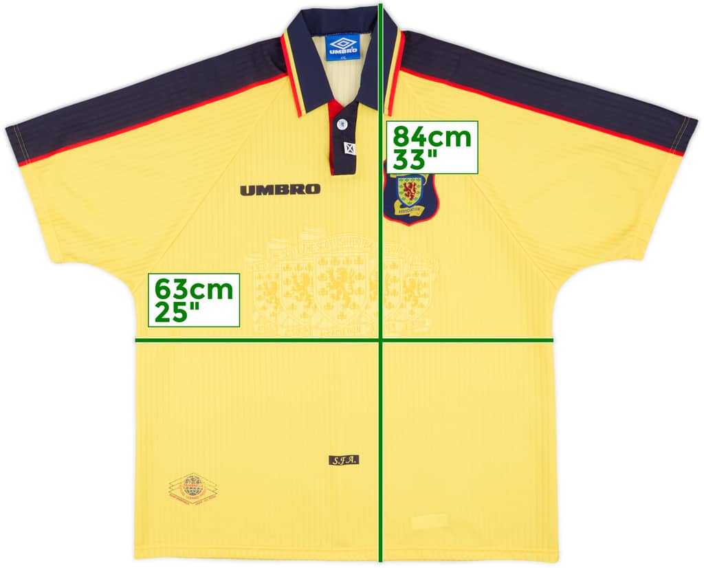 1996-99 Scotland Away Shirt - 9/10 - (XXL)