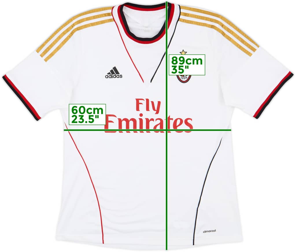 2013-14 AC Milan Away Shirt - 9/10 - (L)