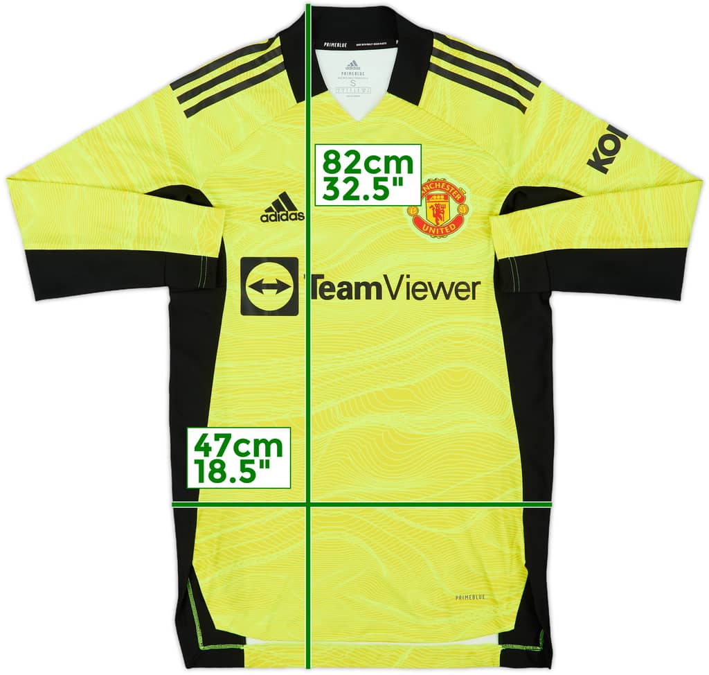 2021-22 Manchester United GK Shirt - 9/10 - (S)