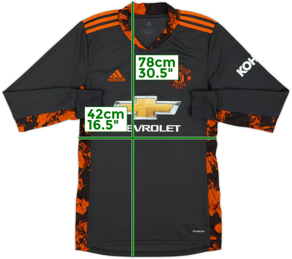 2020-21 Manchester United GK Shirt - 8/10 - (S)