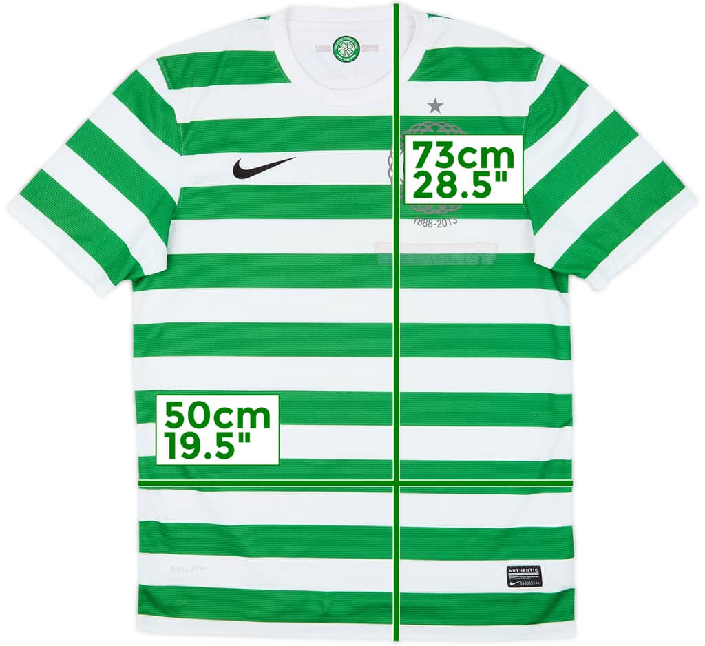 2013-15 Celtic Home Shirt - 4/10 - (M)