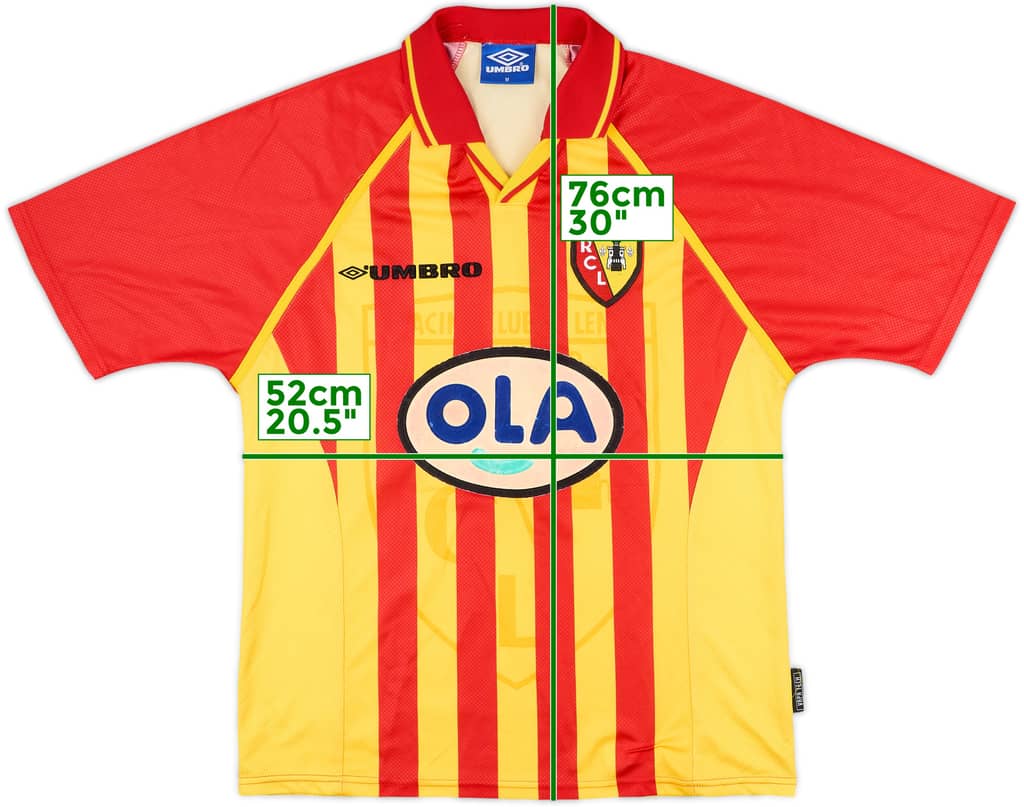 1998-99 Lens Home Shirt - 6/10 - (M)