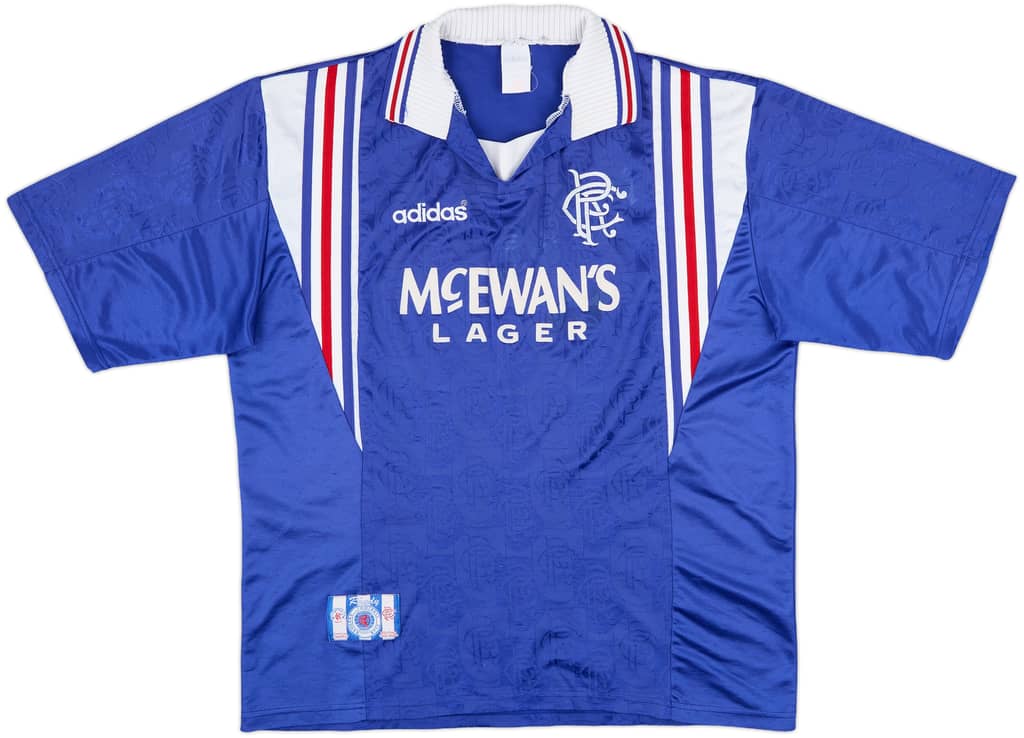 1996-97 Rangers Home Shirt - 8/10 - (XL)