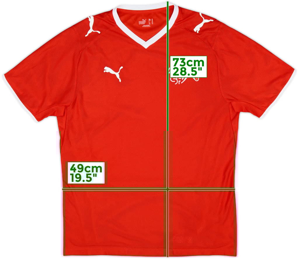 2008-10 Switzerland Home Shirt - 8/10 - (XL)