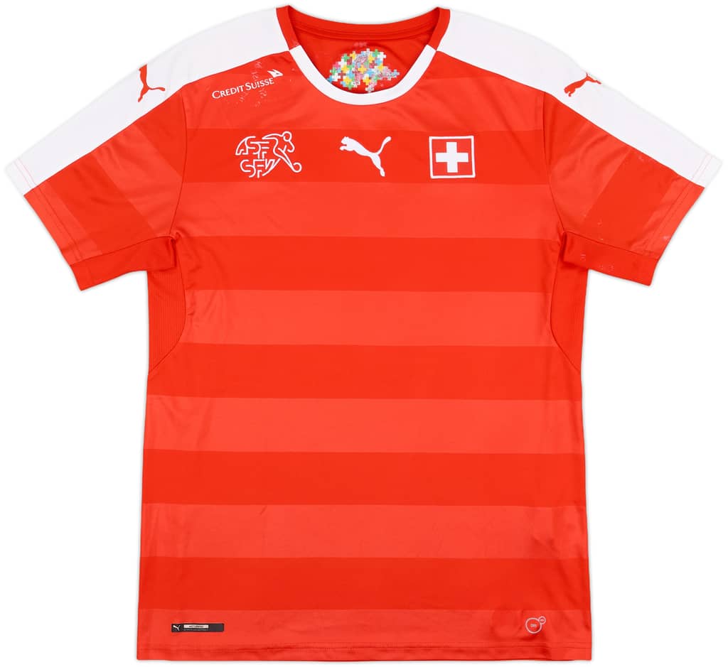 2016-17 Switzerland Home Shirt - 6/10 - (M)