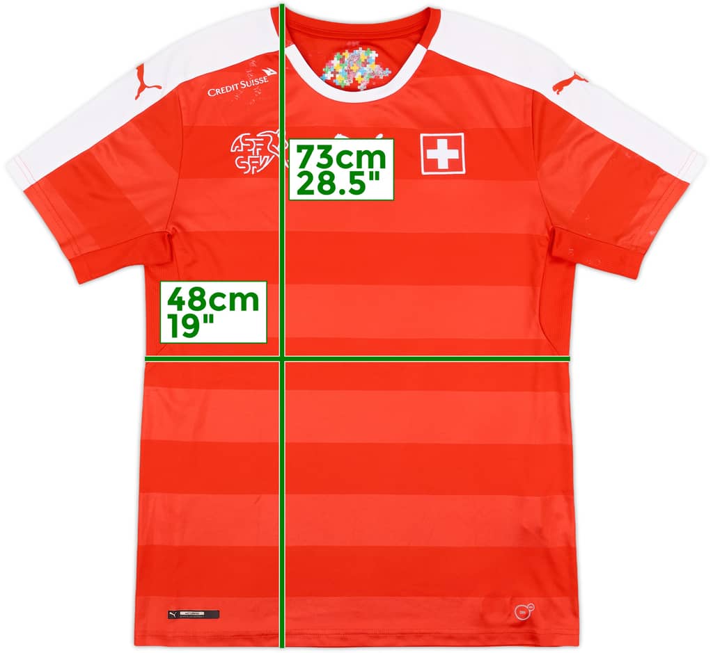 2016-17 Switzerland Home Shirt - 6/10 - (M)