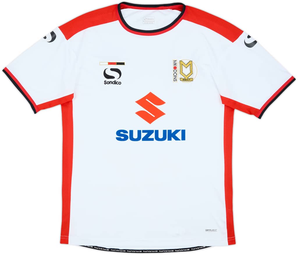 2014-15 MK Dons Home Shirt - 8/10 - (L)
