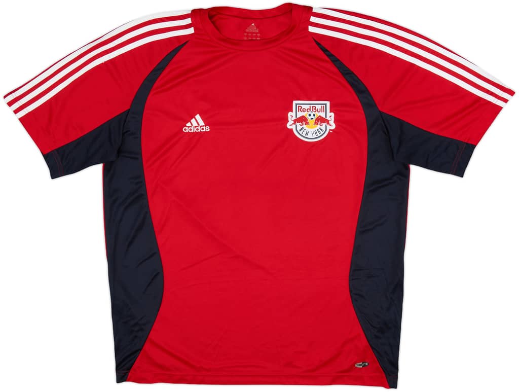 2008-09 New York Red Bulls adidas Training Shirt - 8/10 - (L)