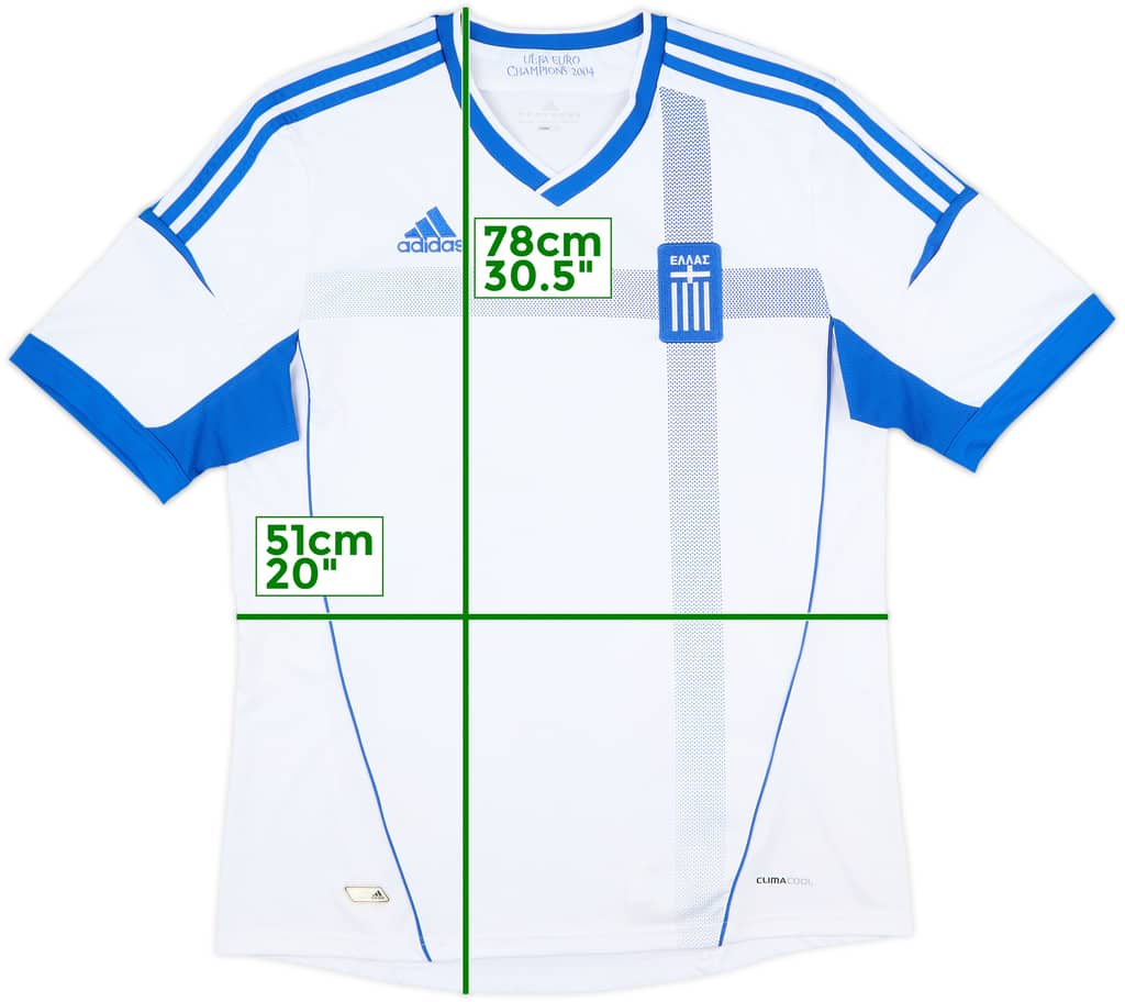 2012-13 Greece Home Shirt - 7/10 - (L)